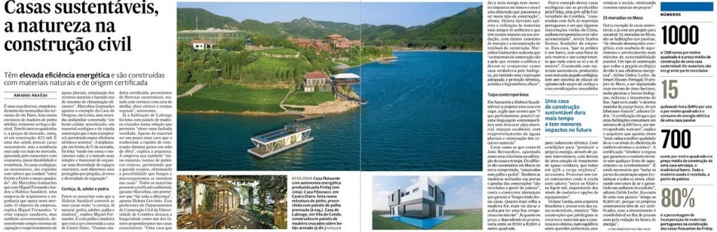 Artigo no jornal Expresso